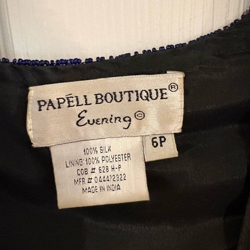 Vintage Papell Boutique Sequin Beaded Silk Jacket ornate wearable art rare party - Picture 3 of 10
